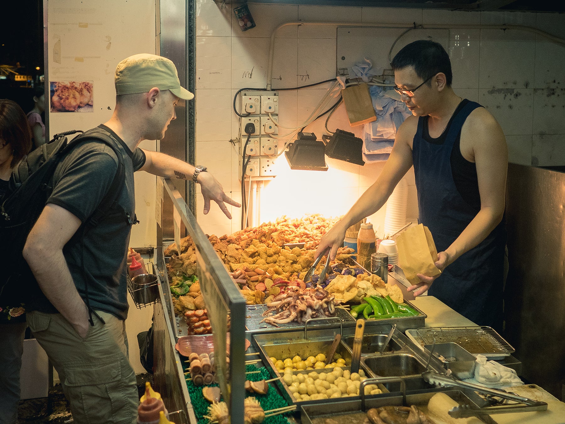 Jake Dagaz watches in Tsuen Wan